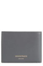 Men's Common Projects Leather Wallet - Grey