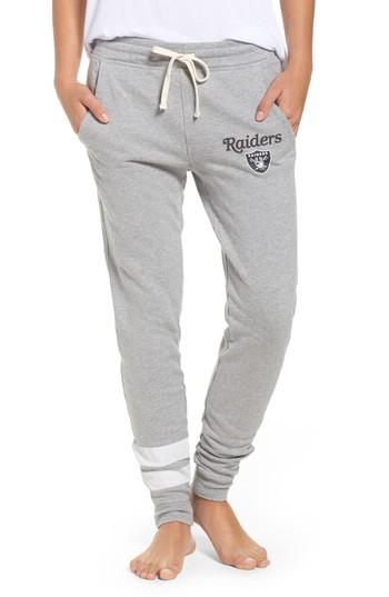 Women's Junk Food Nfl Oakland Raiders Sweatpants, Size - Grey