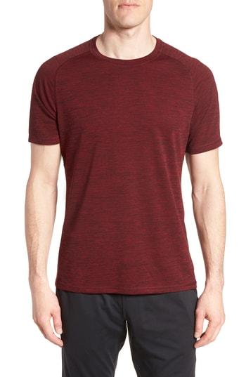 Men's Zella Kinoite Raglan Crewneck T-shirt - Burgundy