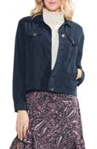 Women's Vince Camuto Twill Jacket - Blue