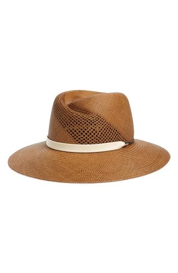 Women's Rag & Bone Zoe Straw Fedora -