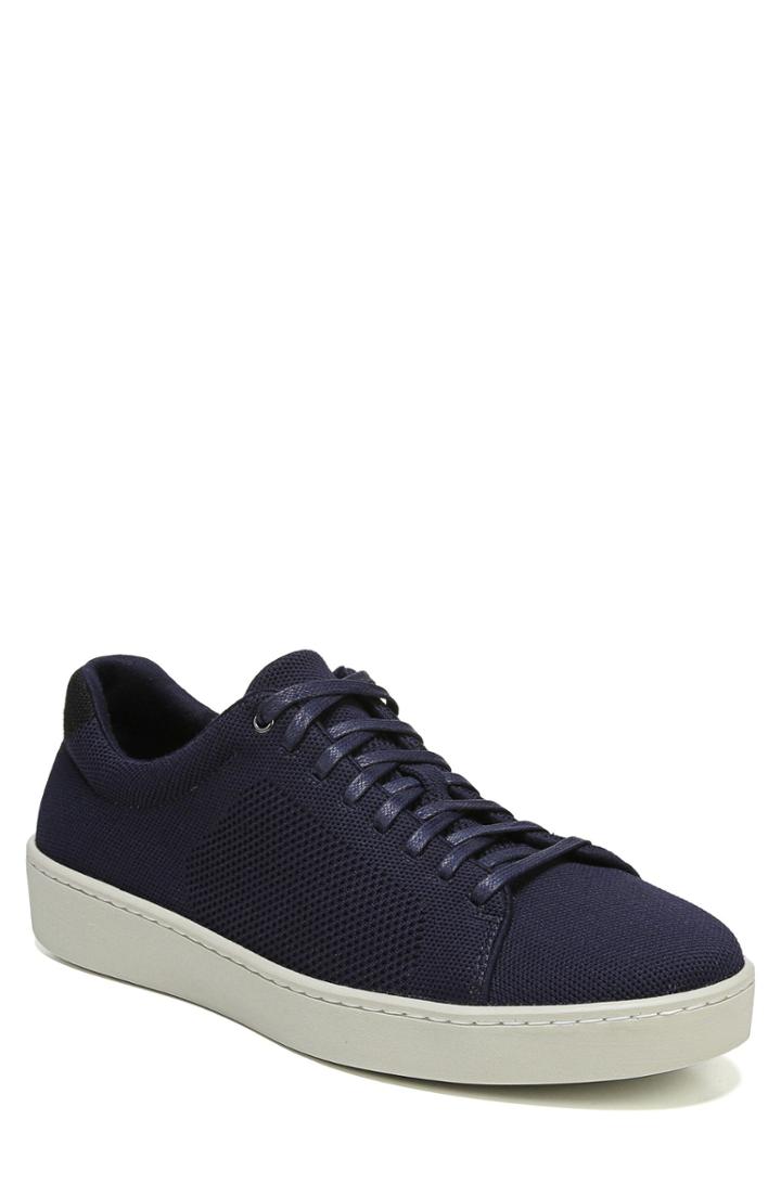 Men's Vince Silos Knit Low Top Sneaker .5 M - Blue