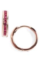 Women's Anna Sheffield 'licol' Ruby Hoop Earrings