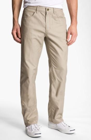 Men's Michael Kors Classic Fit Straight Leg Pants - Beige