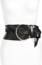 Women's Iro Balacia Wide Lambskin Leather Belt