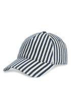 Women's Rag & Bone Marilyn Leather Baseball Cap - Blue