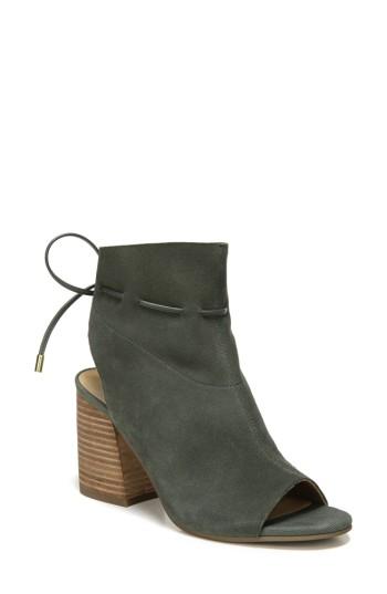 Women's Sarto By Franco Sarto Fenwick Peep Toe Bootie .5 M - Green