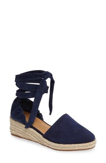 Women's Marc Fisher Ltd Baylee Wraparound Wedge M - Blue