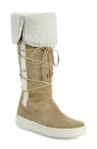 Women's Moncler 'madeleine Stivale' Genuine Shearling Boot