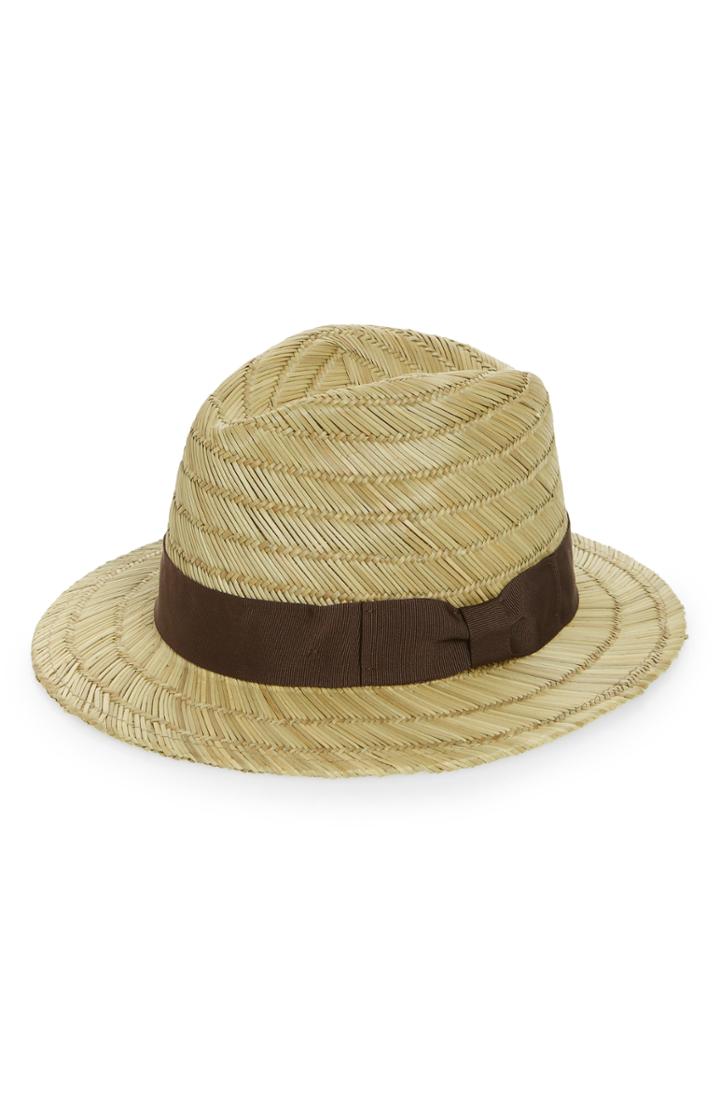 Men's Brixton Rollins Straw Fedora -
