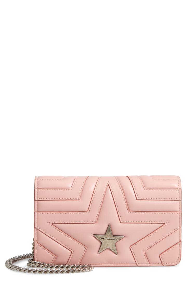 Stella Mccartney Star Faux Leather Crossbody Bag -