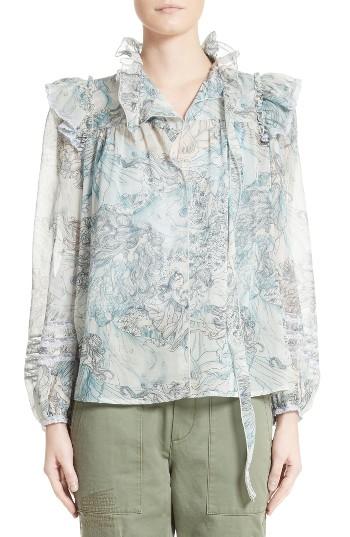 Women's Marc Jacobs Nymph Ruffle Blouse