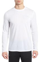 Men's Under Armour Threadborne Long Sleeve Training T-shirt, Size - White