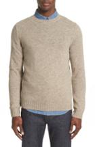 Men's A.p.c. Pull 90 Crewneck Sweater - Beige