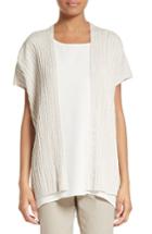 Women's Lafayette 148 New York Pleated Sweater Vest