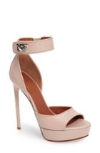 Women's Givenchy 'plara' Ankle Strap Platform Sandal Eu - Pink
