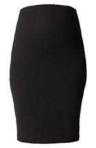 Women's Noppies Jane Textured Knit Maternity Skirt, Size - Black