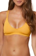 Women's O'neill Salt Water Solids Bikini Top - Yellow