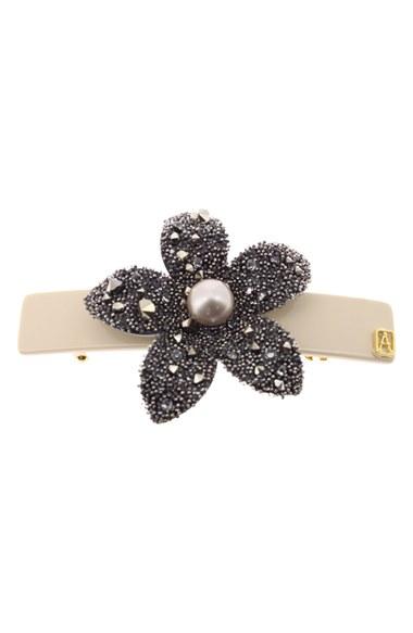Alexandre De Paris 'flower & Strass' Barrette