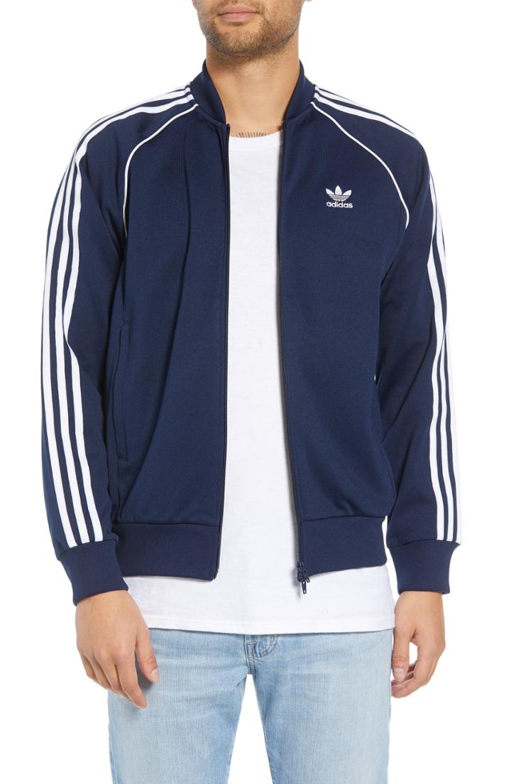 Men's Adidas Sst Track Jacket - Blue