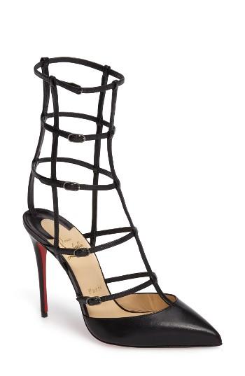 Women's Christian Louboutin Kadreyana Cage Pump