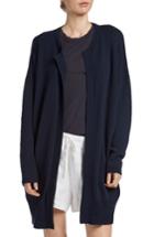 Women's James Perse Drop Shoulder Open Cardigan - Blue