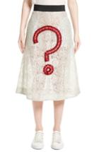 Women's Tu Es Mon Tresor Not Lace Skirt - White