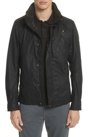 Men's Belstaff Citymaster 2 Waxed Cotton Moto Jacket Eu - Black
