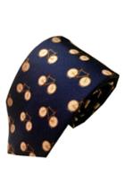 Men's Lazyjack Press Bike Silk Tie, Size - Blue