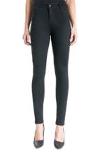 Women's Liverpool Jeans Company Abby Mid Rise Soft Stretch Skinny Jeans - Black