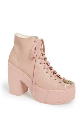 Topshop 'atom' Platform Boot Womens Pink