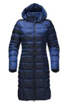 Women's The North Face 'metropolis Ii' Hooded Water Resistant Down Parka, Size - Blue