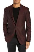 Men's Boss Nasley Trim Fit Wool Sport Coat R - Red