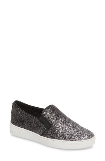 Women's Michael Michael Kors Keaton Slip-on Sneaker .5 M - Metallic