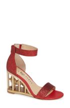 Women's Katy Perry Wedge Sandal M - Red