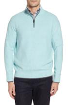 Men's Tailorbyrd Starks Tipped Quarter Zip Sweater - Blue