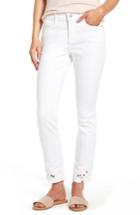 Women's Nydj Alina Eyelet Hem Stretch Skinny Jeans