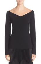 Women's Nordstrom Signature And Caroline Issa Off The Shoulder Bell Sleeve Pullover