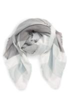 Women's Accessory Collective Plaid Scarf, Size - Grey