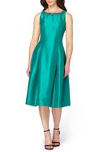 Women's Tahari Shantung Midi Dress