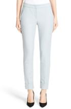 Women's Armani Collezion Tech Cotton Cuff Pants - Blue