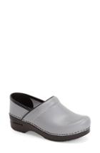 Women's Dansko 'pro' Clog .5-6us / 36eu M - Grey