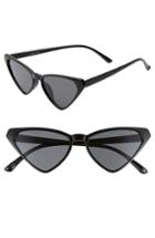 Women's Leith 54mm Angular Cat Eye Sunglasses - Black