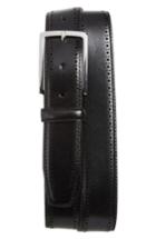 Men's Nordstrom Men's Shop Lowell Leather Belt - Black
