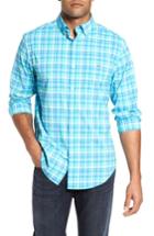 Men's Vineyard Vines Sandspar Tucker Classic Fit Plaid Sport Shirt - Green