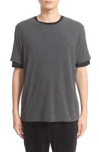 Men's Atm Anthony Thomas Melillo Layered Sleeve T-shirt