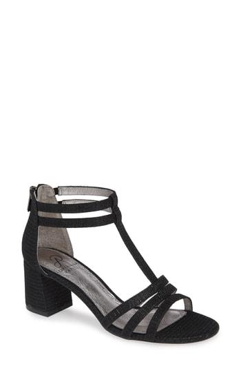 Women's Adrianna Papell Anella Block Heel Sandal .5 M - Black