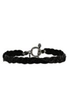 Men's Mt. Ettika Braided Leather Bracelet