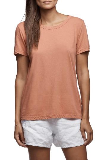 Women's James Perse Clean Graphic Tee - Orange