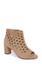 Women's Bettye Muller Concepts Finn Peep Toe Bootie .5 M - Beige
